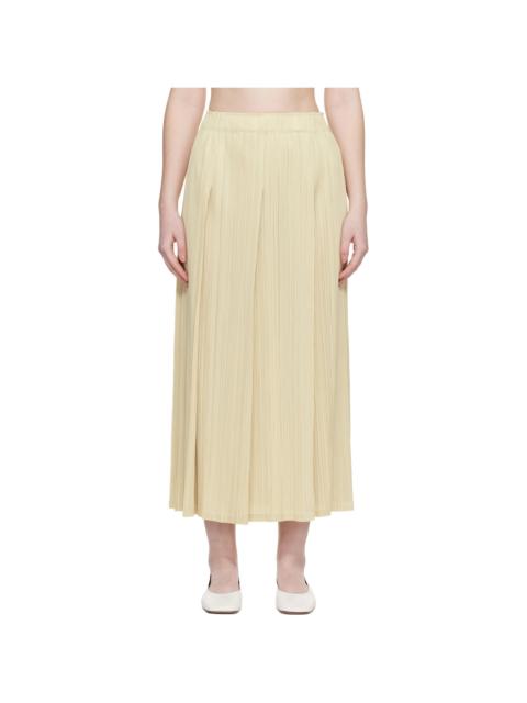 Beige Monthly Colors December Maxi Skirt