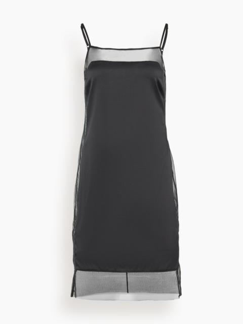 Maxim Mini Slip Dress in Black