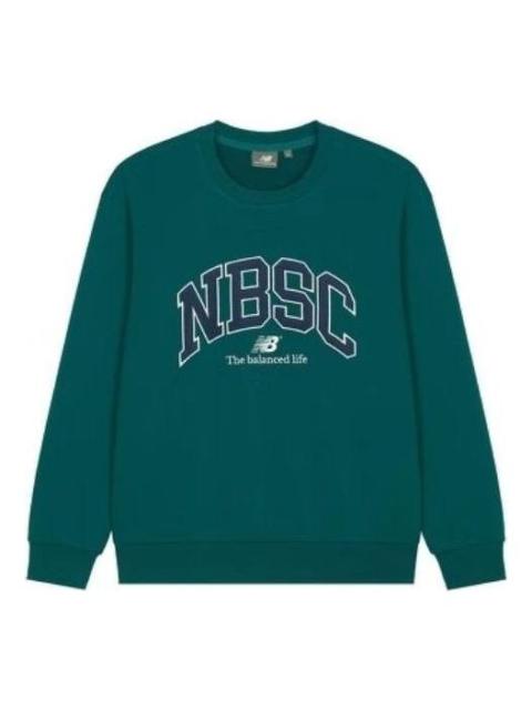 New Balance Casual Sports Sweatshirt 'Green' 5CC44333-GRN