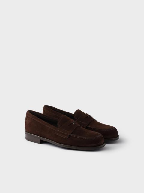 Suede loafers