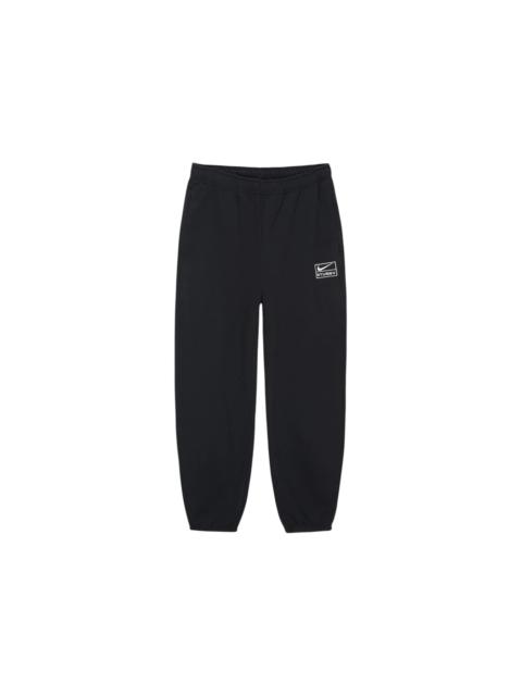Stussy x Nike Stone Washed Fleece Pant (FW25) Black