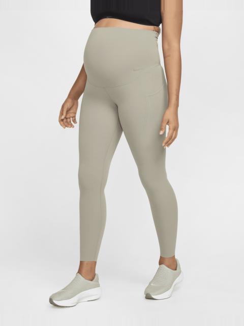 Nike Zenvy (M) Women's Gentle-Support High-Waisted 7/8 Leggings with Pockets (Maternity)