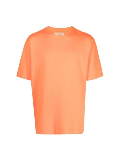 HERON PRESTON Fw22 CTNMB T-shirt 'Orange' HMAA034C99JER0012201