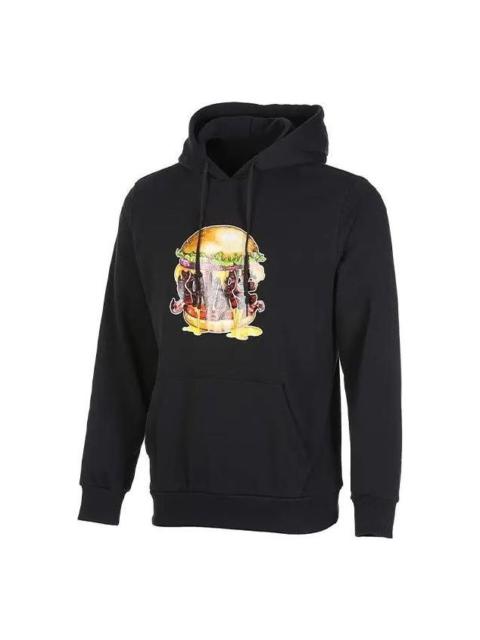 Converse Burger Pullover Hoodie 'Black' 10022263-A01