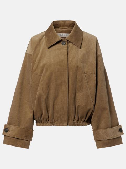 Cotton corduroy jacket
