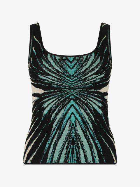 Ray Of Sea Print Top