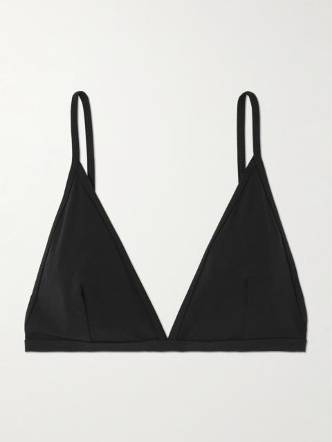 Triangle bikini top Black