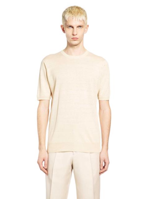 Silk Knit Short Sleeve T-shirt