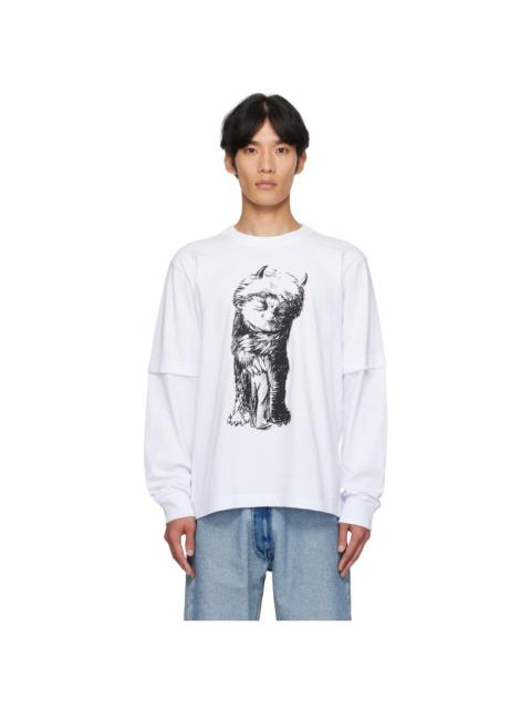 White 'Where The Wild Things Are' Cotton T-shirt