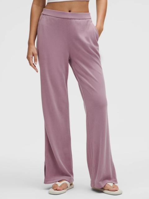Softstreme High-Rise Wide-Leg Pique Pant *Regular