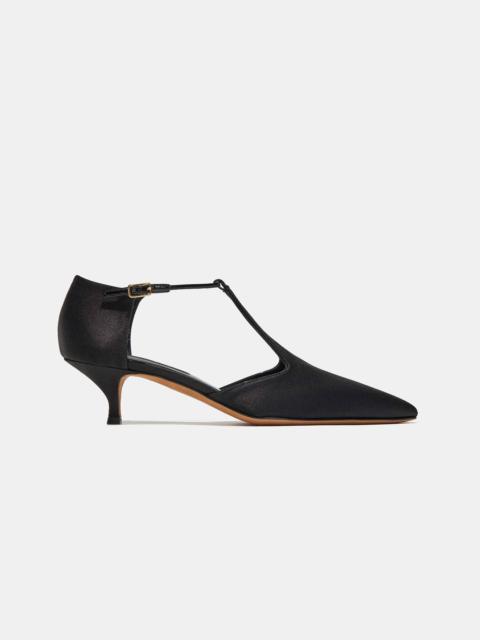 LEANDRA IN BLACK SATIN — ARCHIVE SAMPLE; FINAL SALE