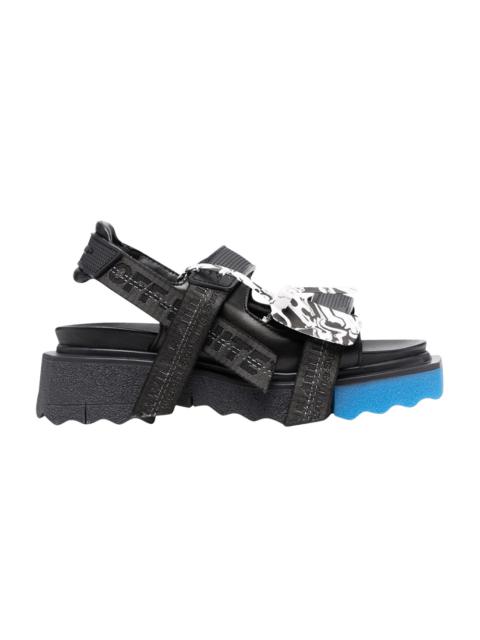 Off-White Wmns Sponge Trek Strap Sandal 'Black Blue'