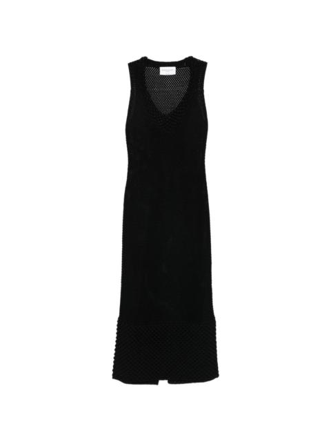 Lou Lou knit pearl trim dress