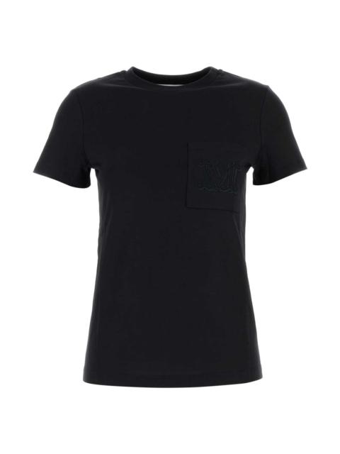 Black Cotton Papaia T-shirt