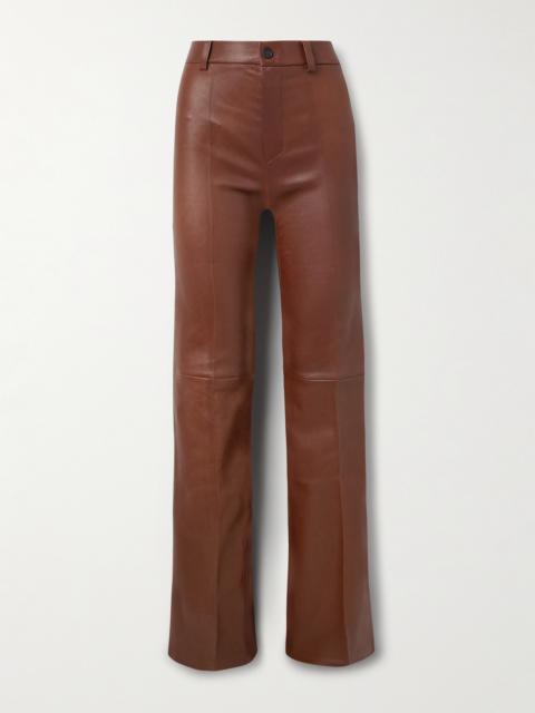 Lizzy Leather Flared Pants