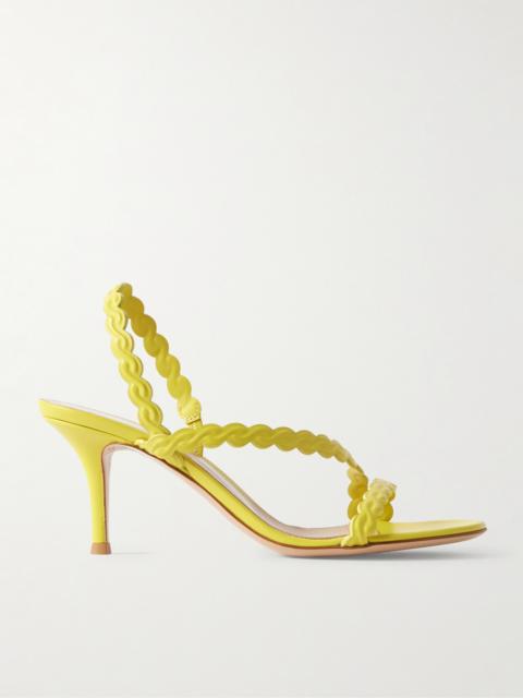 80 Leather Slingback Sandals