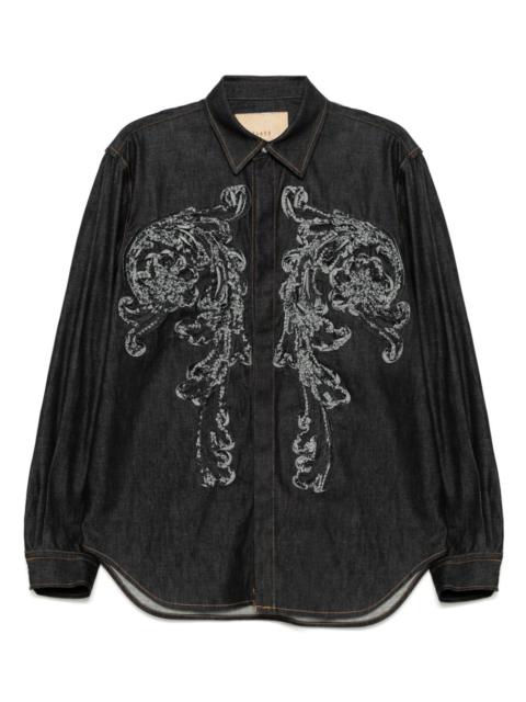 Sculpture denim shirts