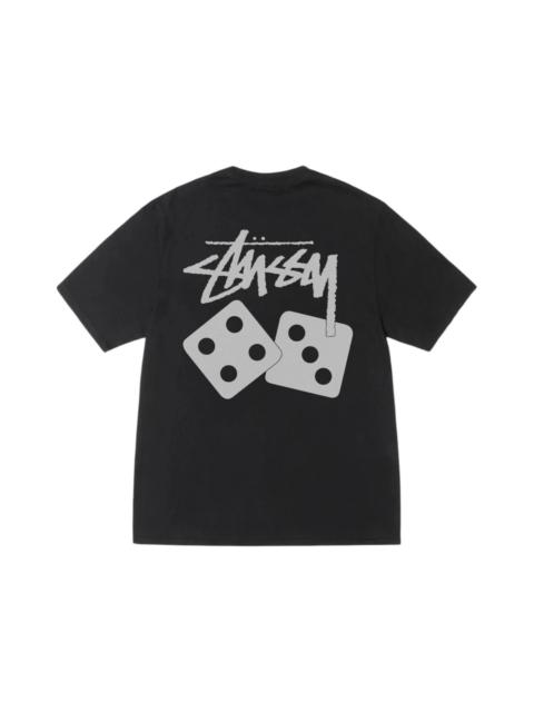 Stussy Dice Pigment Dyed Tee Black
