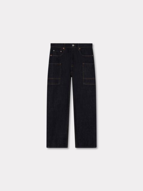 'KENZO Winter Holidays' cargo monkey fit jeans in japanese denim