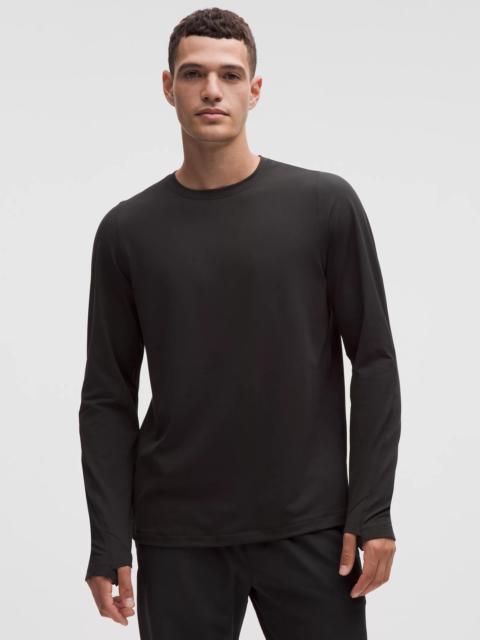 Rulu Fleece Crewneck Long-Sleeve Shirt
