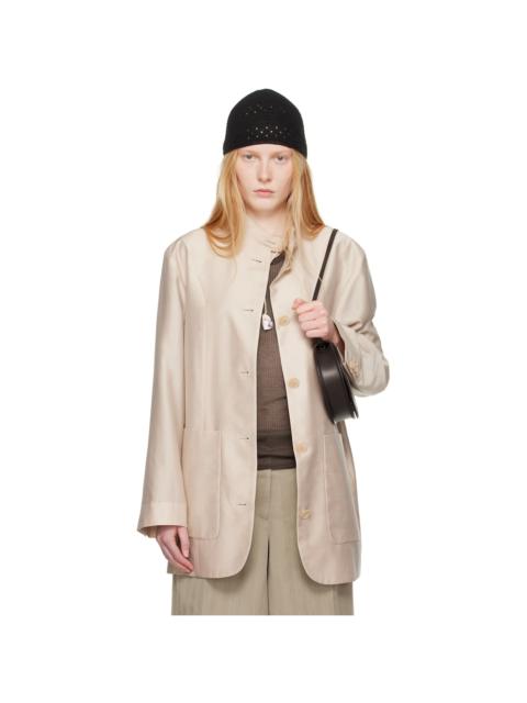 WORK SHOP Emporio Armani Beige Pomposo Coat