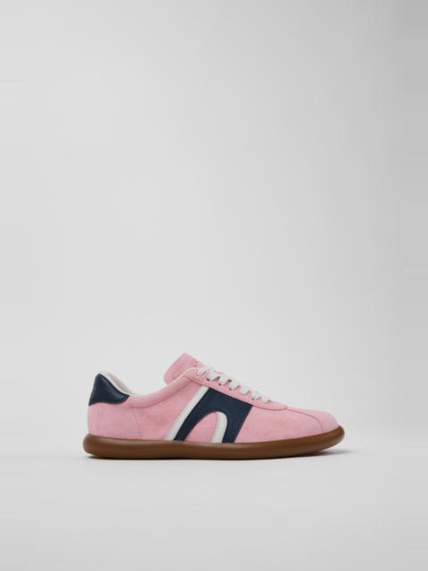Multicolor Nubuck Sneakers for Women.