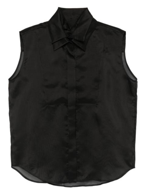 layered sleeveless shirt