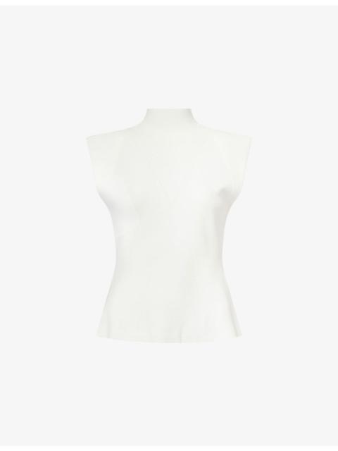 Seraphine Sleeveless Knitted Peplum Top