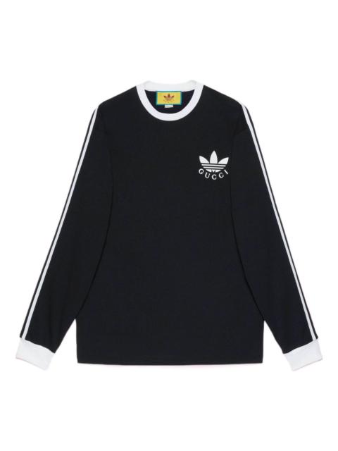 Adidas X Gucci long sleeve T-shirt 'Black' 722944-XJE1H-1152