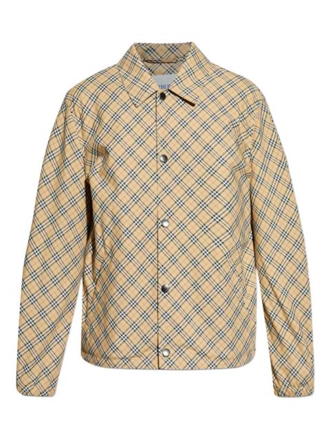 checked overshirt