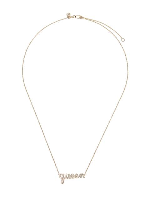 14K Gold, Diamond Necklace gold