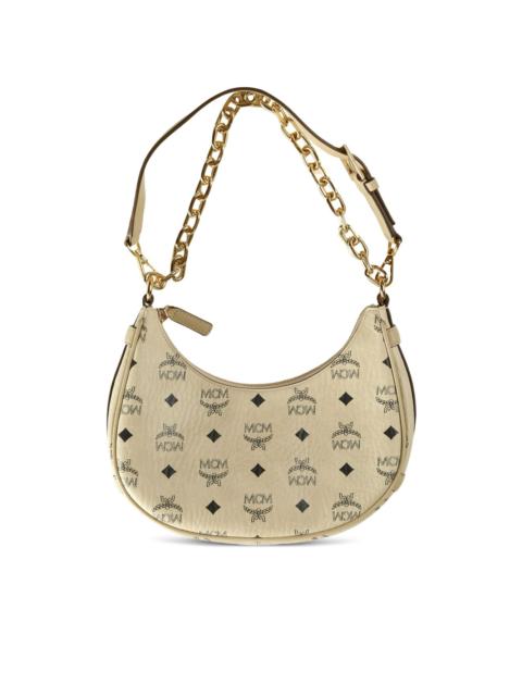 small Aren logo-pattern shoulder bag