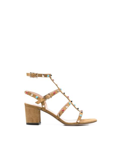 stud-embellished strap sandals