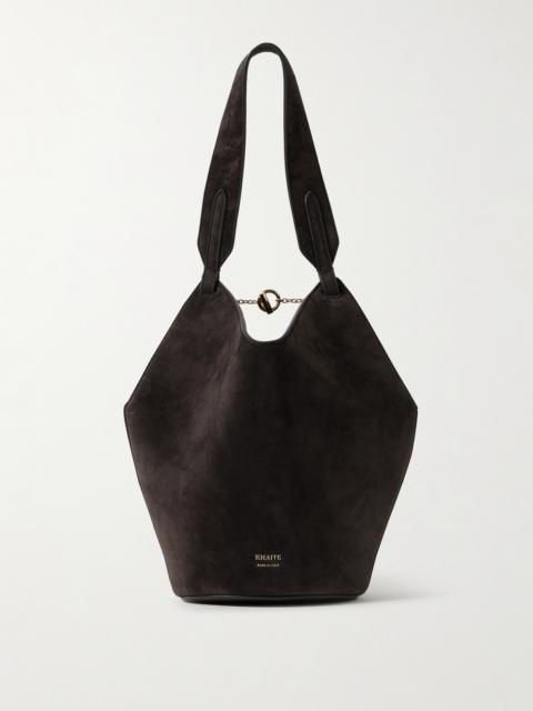 Lotus Mini Suede Tote