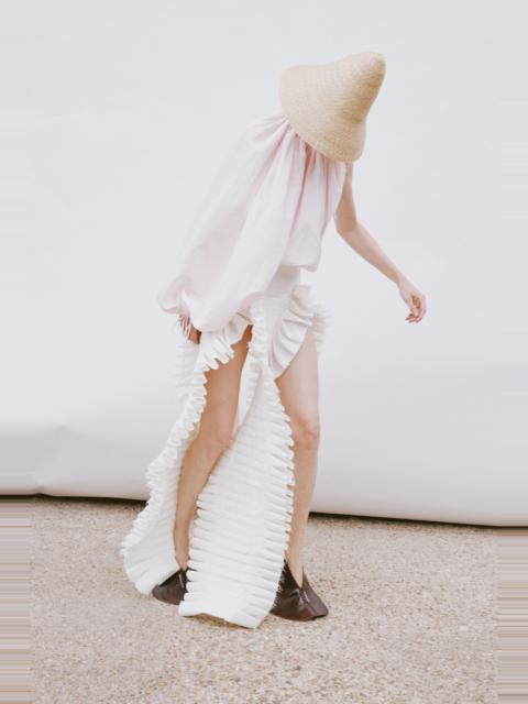 LAMINARY SKIRT OFF WHITE