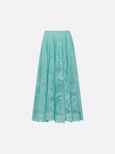 Dioriviera Mid-Length Flared Skirt