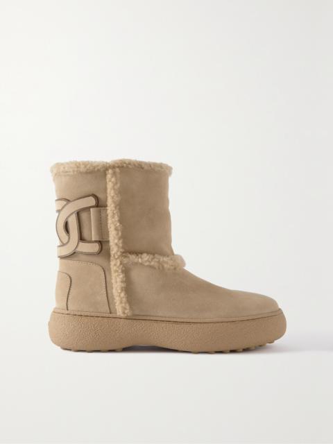 Winter Gommini Shearling Ankle Boots