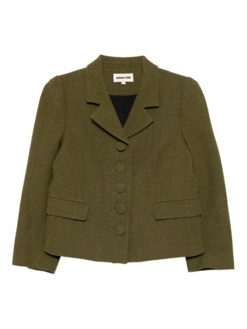 button-down lapel jacket