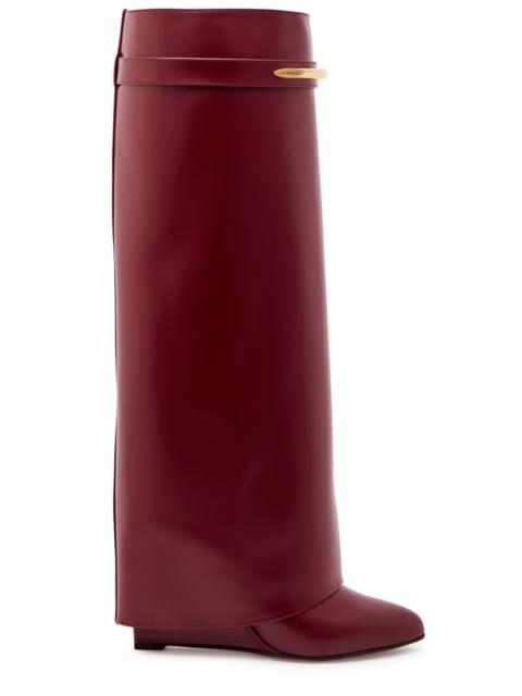 Givenchy Shark 95 Leather Knee-high Boots