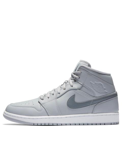 Air Jordan 1 Mid 'Wolf Grey' 554724-033
