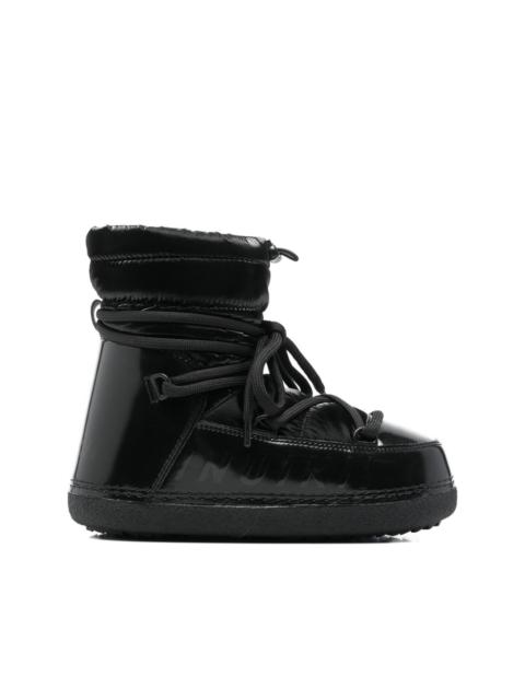 Mountain Metallic lace-up padded boots