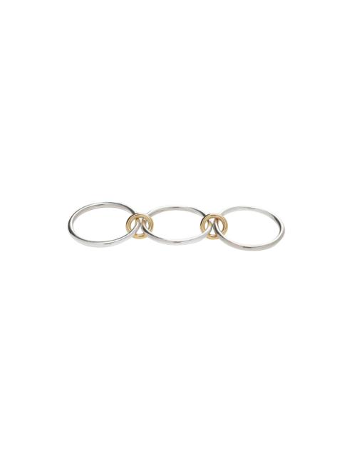 Solarium 18K Yellow Gold, Sterling Siver Ring multi