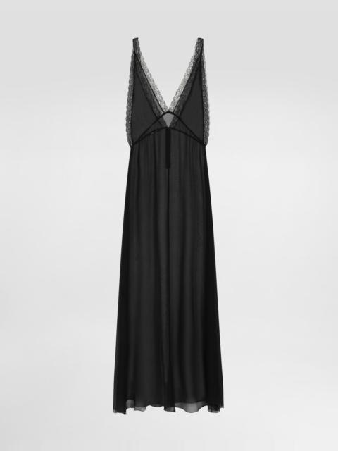 Long chiffon dress