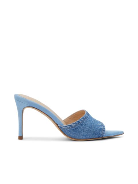 Lolita Denim Open-Toe Mule