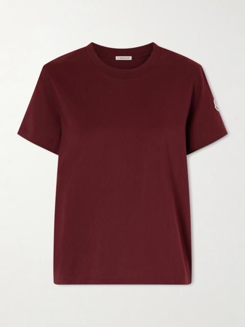 Logo-appliquéd Cotton-jersey T-shirt
