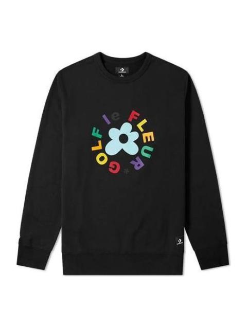 Converse x Golf Le Fleur Crew Sweatshirt 'Black' 10009027-A01