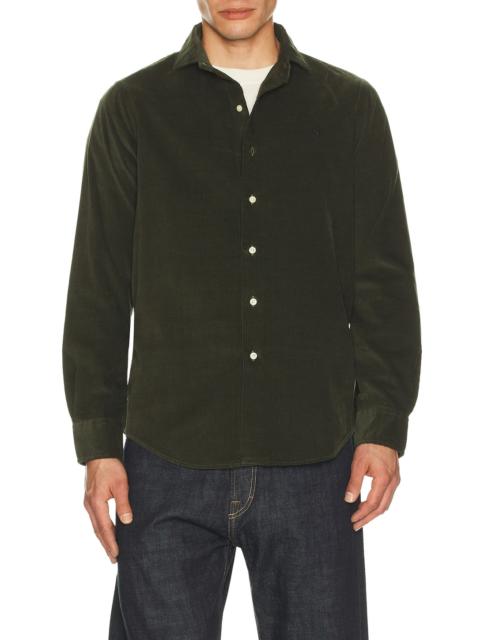 Long Sleeve Corduroy Sport Shirt