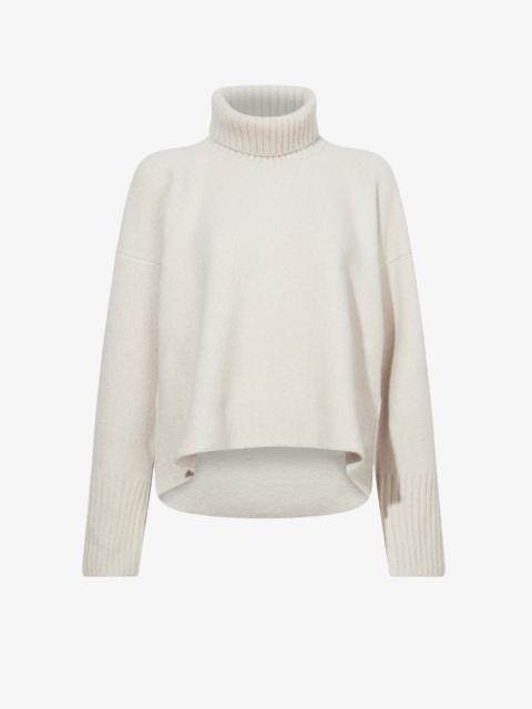 Sandra Turtleneck Sweater in Lofty Eco Cashmere