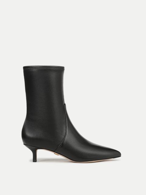 LISA STRETCH KITTEN-HEEL BOOTIE