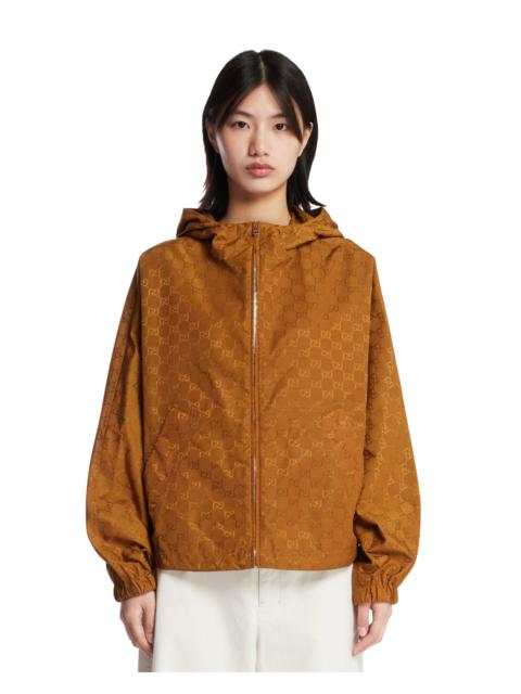 Yellow GG Hooded Jacket